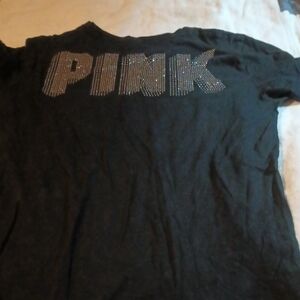 PINK Victoria's Secret Black T-Shirt